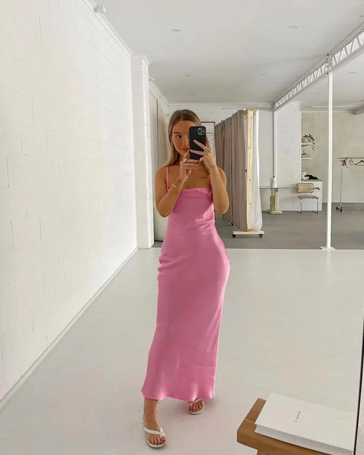 Bec & Bridge Malyka Maxi Dress Candy Pink Size 8 photo 4