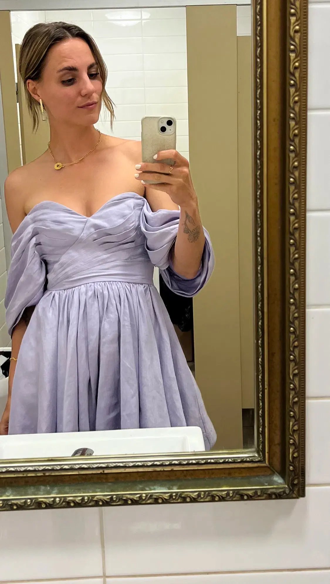 Aje Zorina Sweetheart Mini Dress Lilac Size 8 photo 5