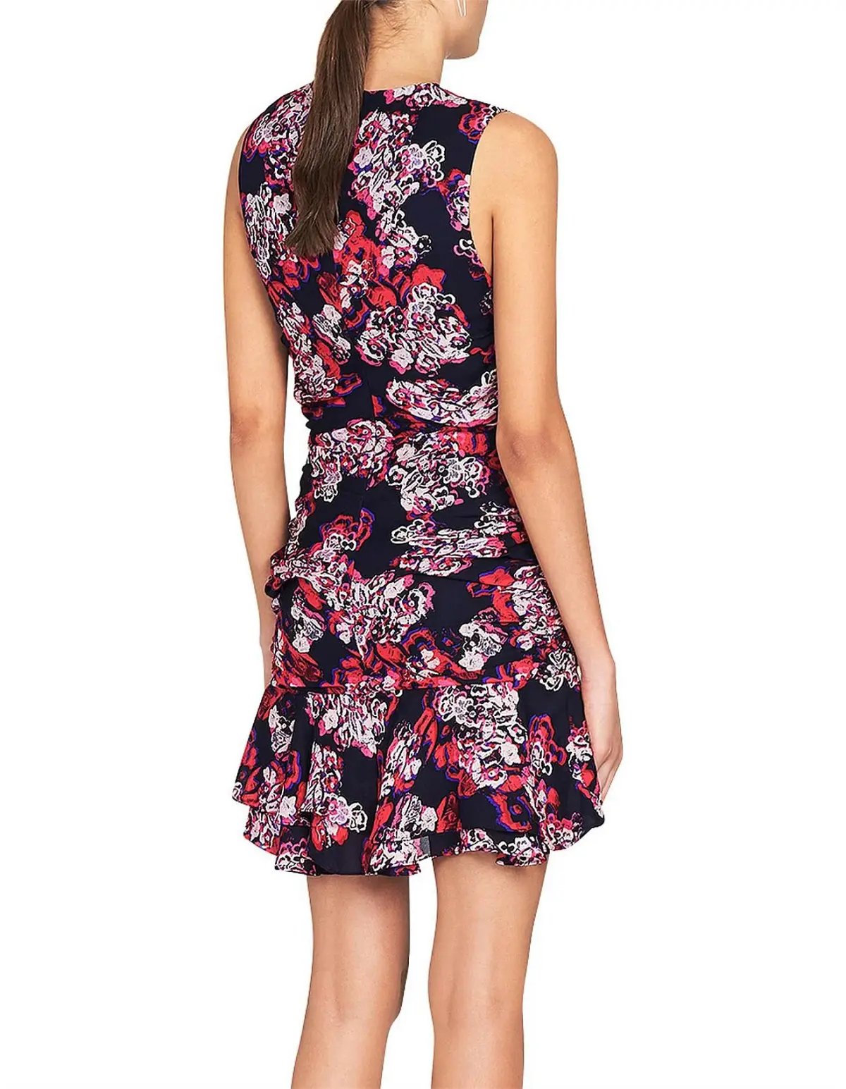 Camilla and Marc Grenadine Ruched Mini Dress in Print Size AU 8 photo 3