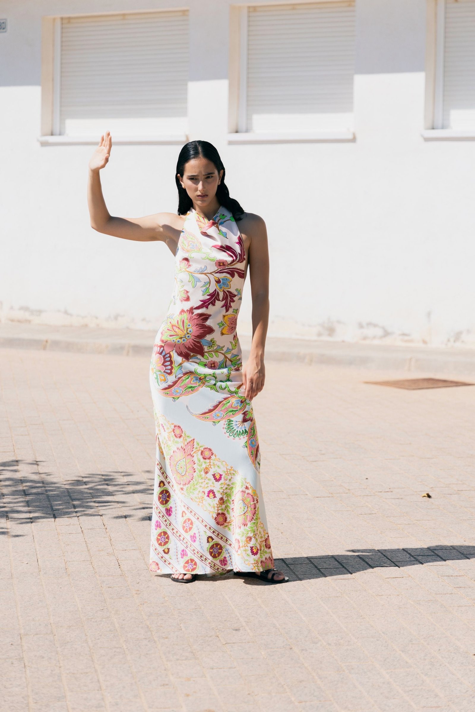 ONE FELL SWOOP KRISTINA DRESS - ROMANI SKYLINE photo 3