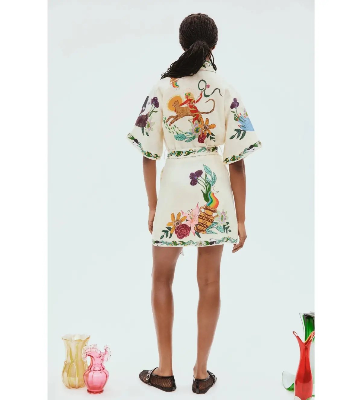 Alemais Meagan Mini Dress Floral Size 10 photo 5