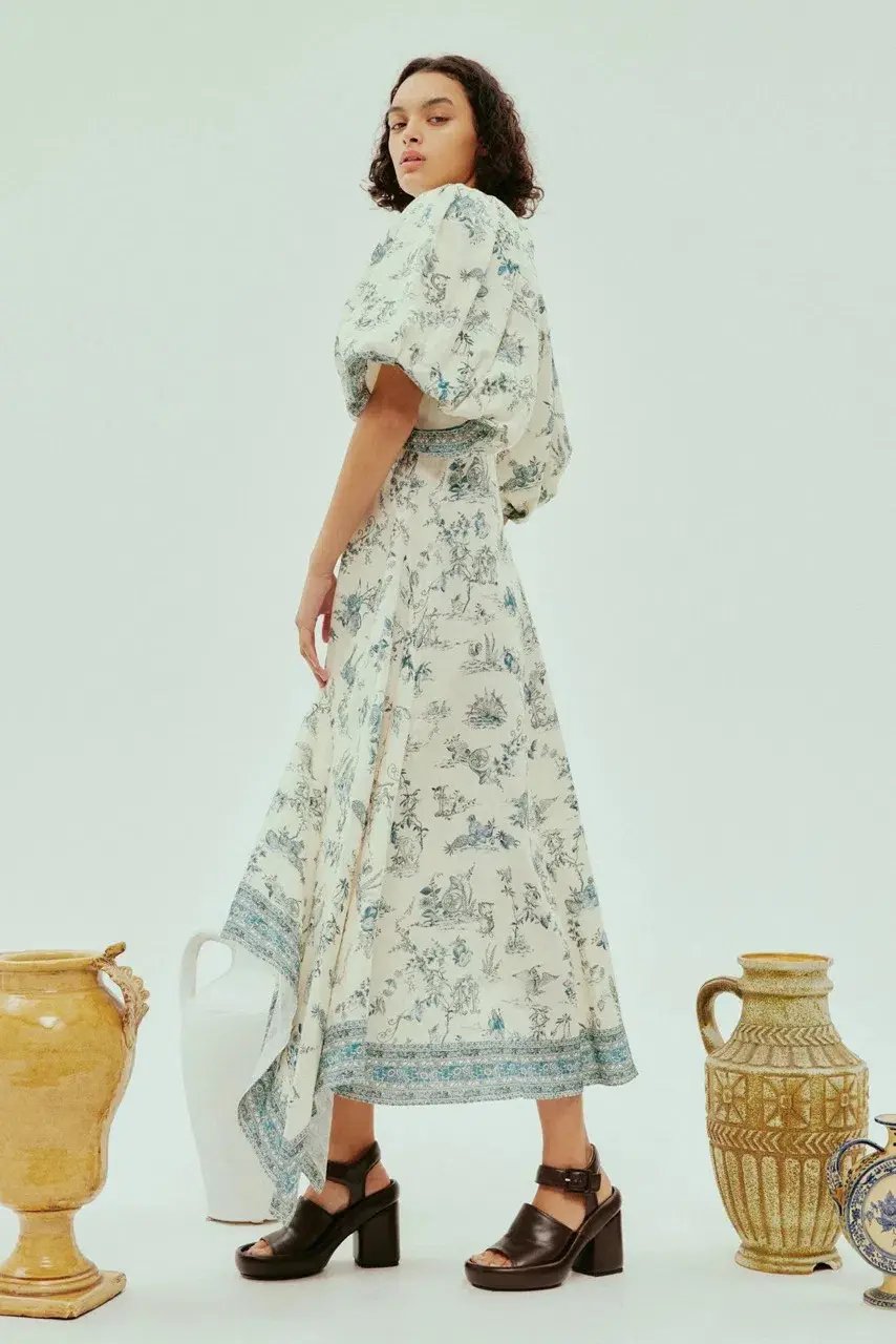 ALEMAIS Casa Midi Dress Print 8 AU photo 15
