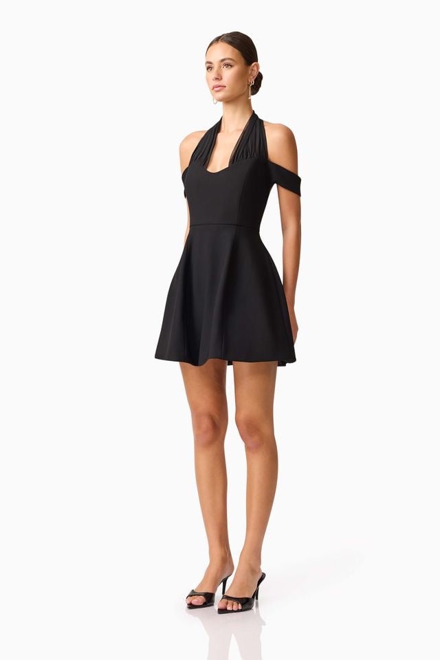 Elliatt Ruby Mini Dress - Black photo 2