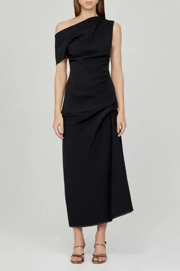 Acler Thistle Top and Skirt Black Size 10 photo 3