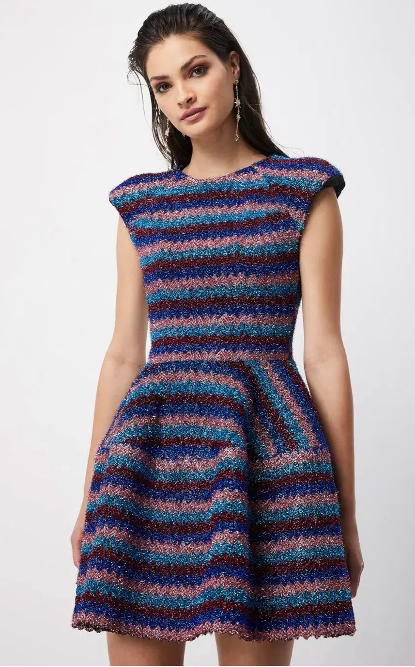 Elliatt Hannah Mini Dress Multi Size M photo 2