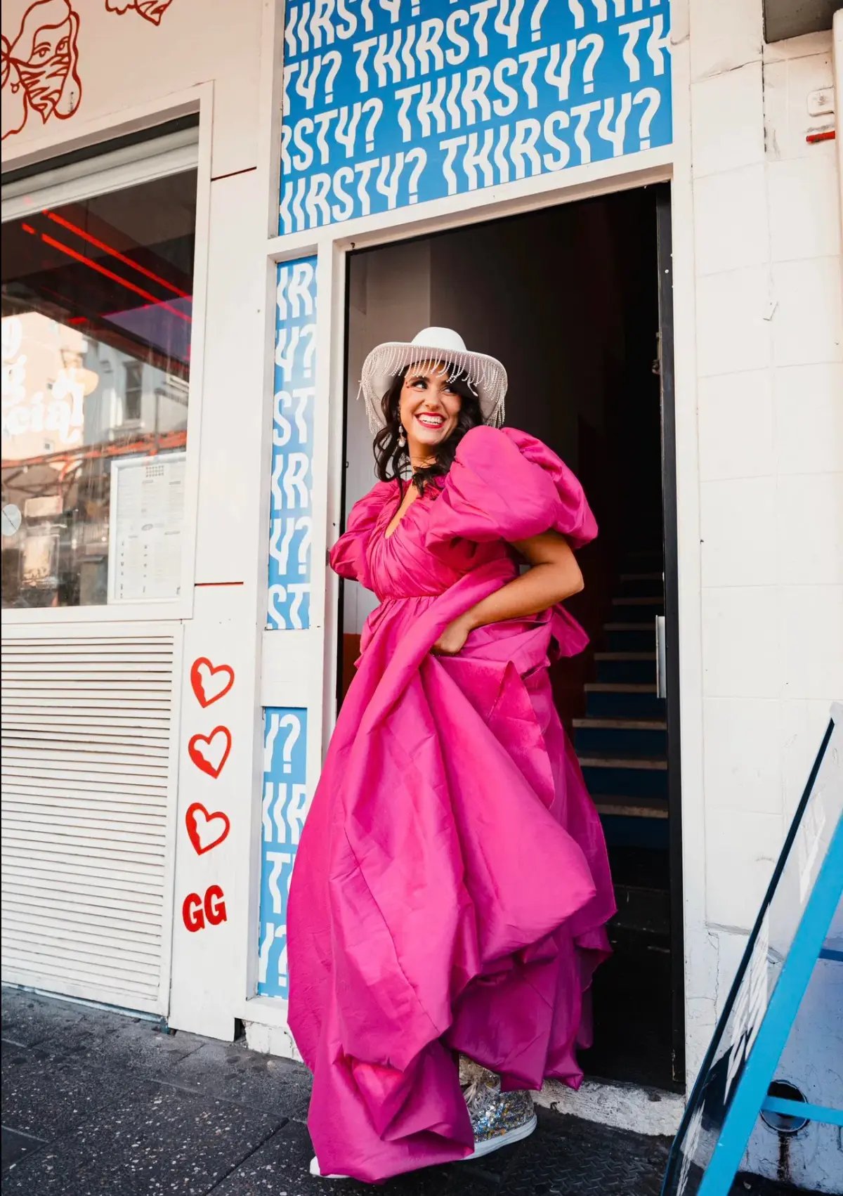 Aje Manifestation Gown Fuchsia Size 14 photo 3