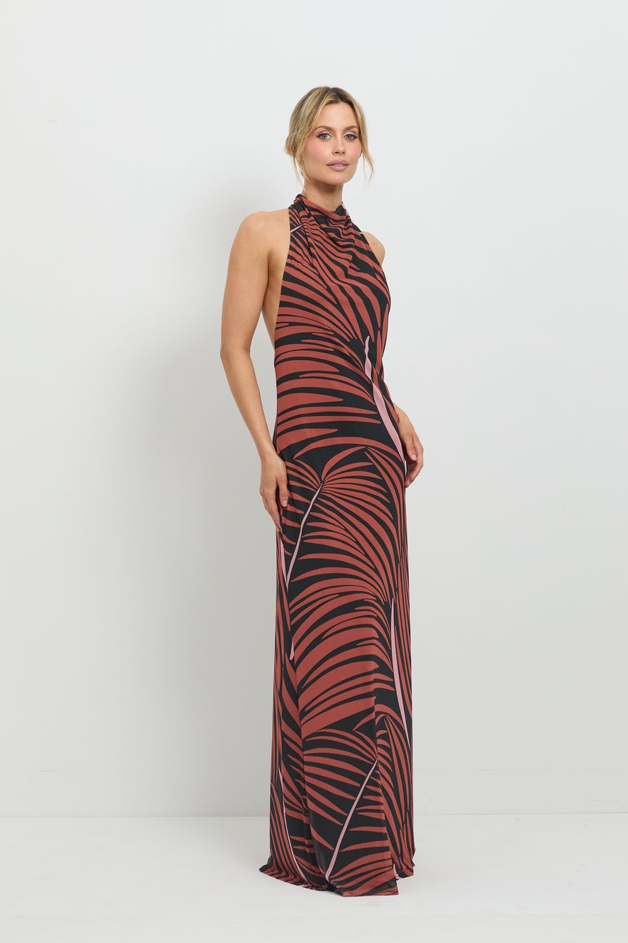 Pasduchas Tropico Funnel Maxi Dress - Sundown photo 3