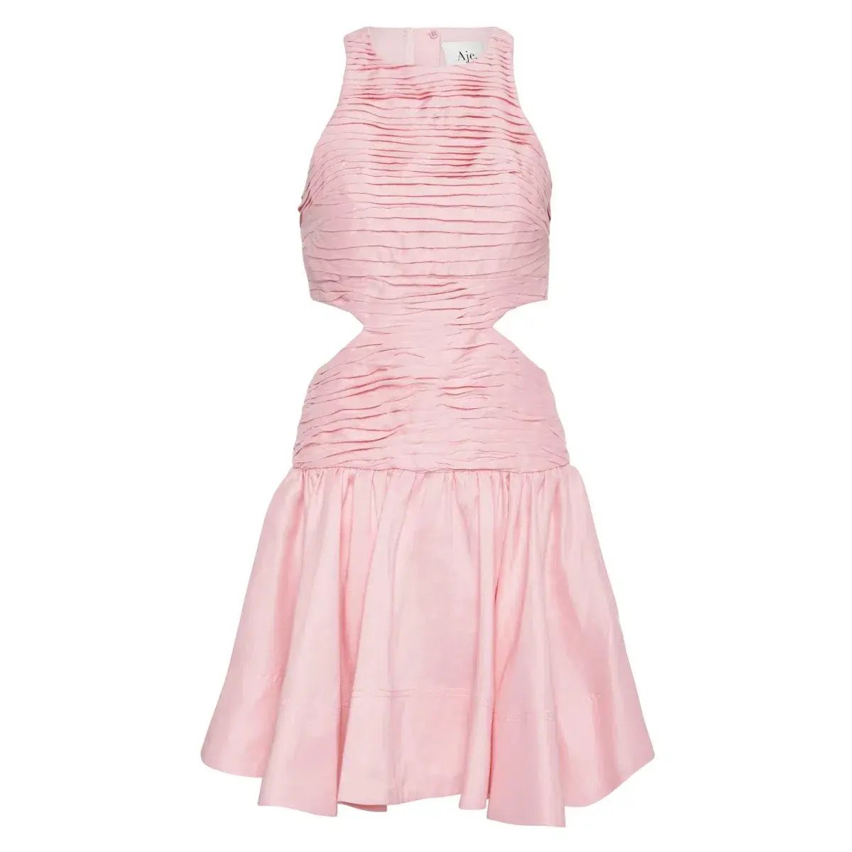 AJE INTROSPECT CUT OUT MINI DRESS PINK Size 16 photo 2