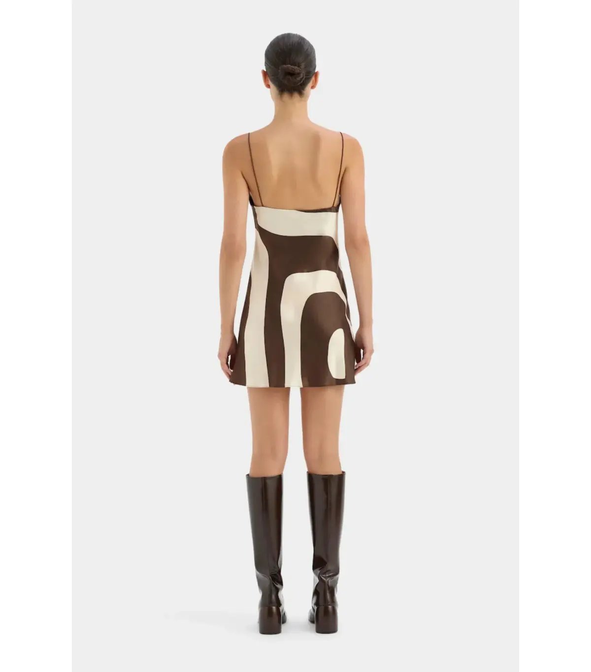 Sir The Label Freddie Slip Mini Dress in Poster Print Size 0 / AU 6 photo 2