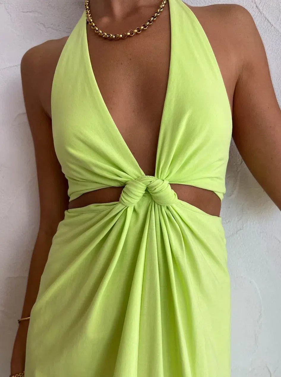 Camila and Marc Zandar Maxi Dress Apple Sorbet Size 6 photo 2