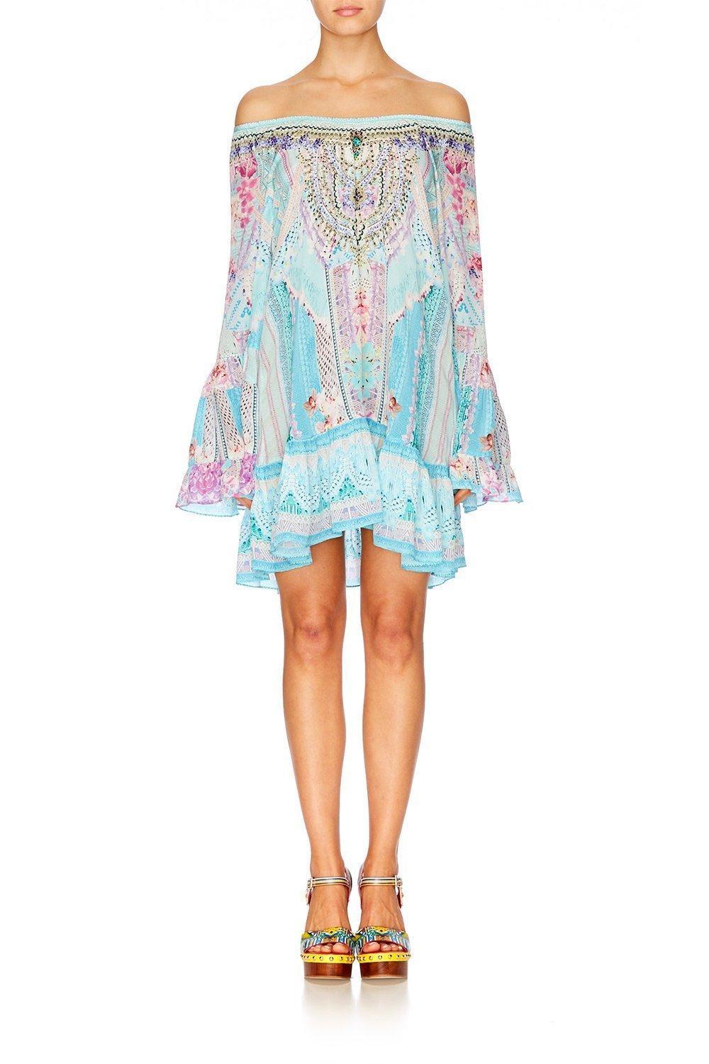Camilla Garden State A Line Frill Dress Print Size Small photo 6