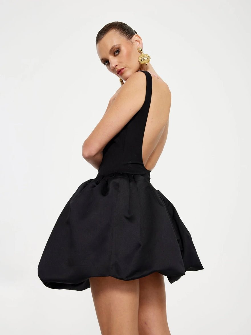 Effie Kats Keke Mini Dress - Black photo 3