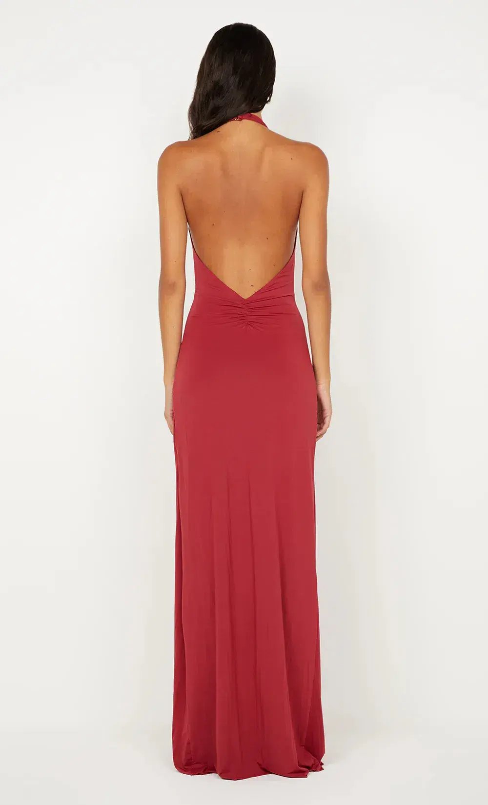 Bec & Bridge Susie Plunge Maxi Cherry Size AU 8 photo 3