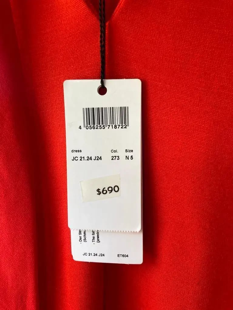 Marc Cain Orange Dress Size 12 photo 3