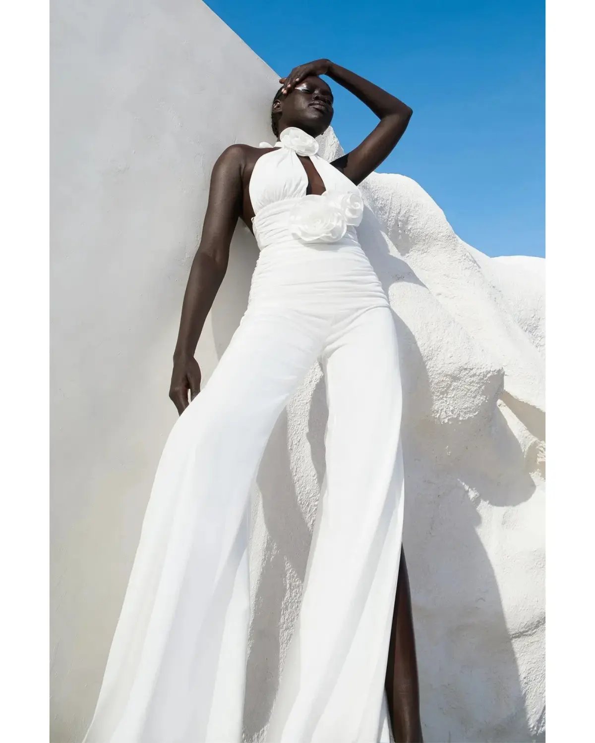 Eliya The Label Leontina Pantsuit in White Size S / AU 8 photo 5