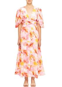Acler Hamilton Dress - Watercolour Floral Print photo 6
