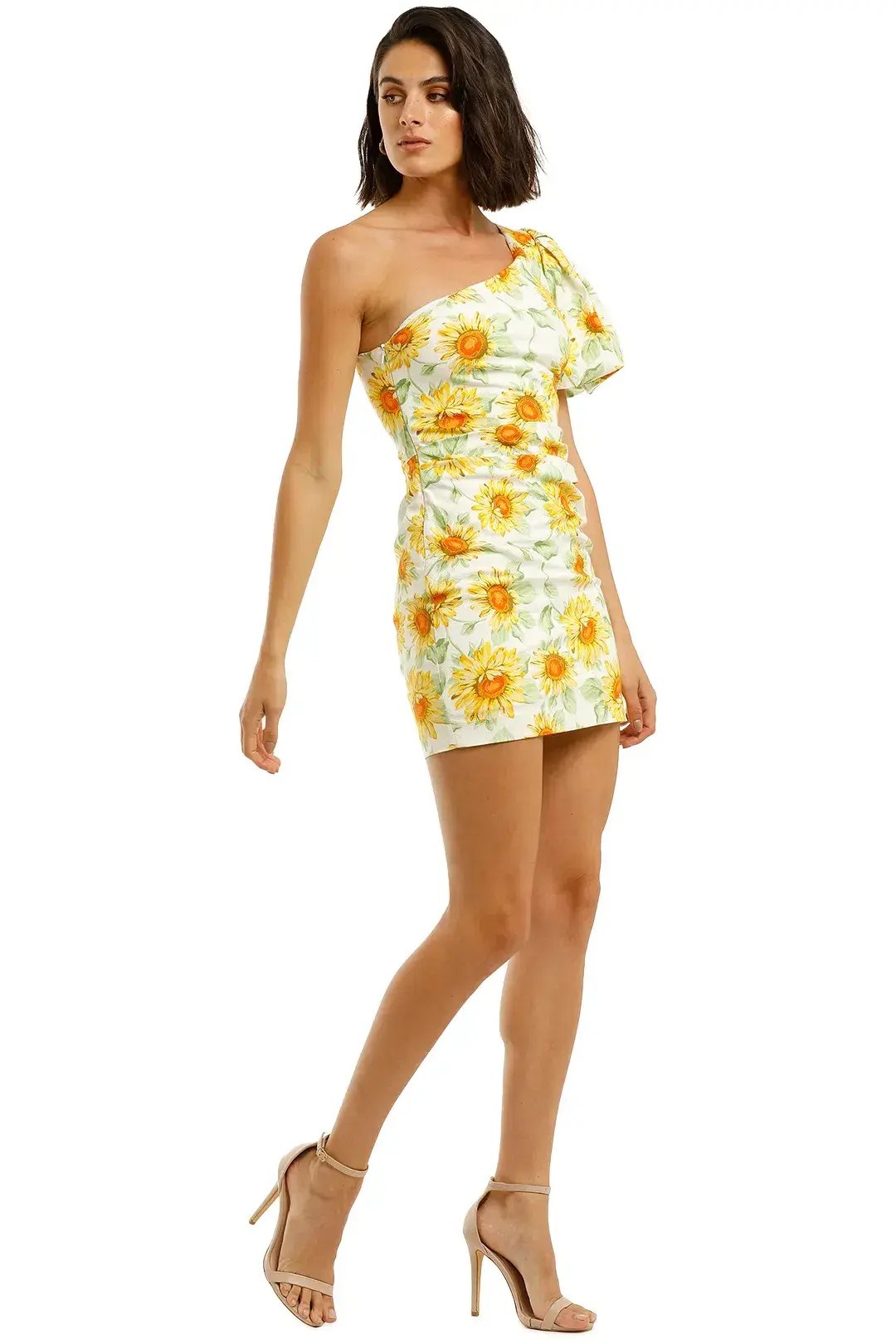 Bec & Bridge Francine Asym Mini Dress Print Size 8 photo 2