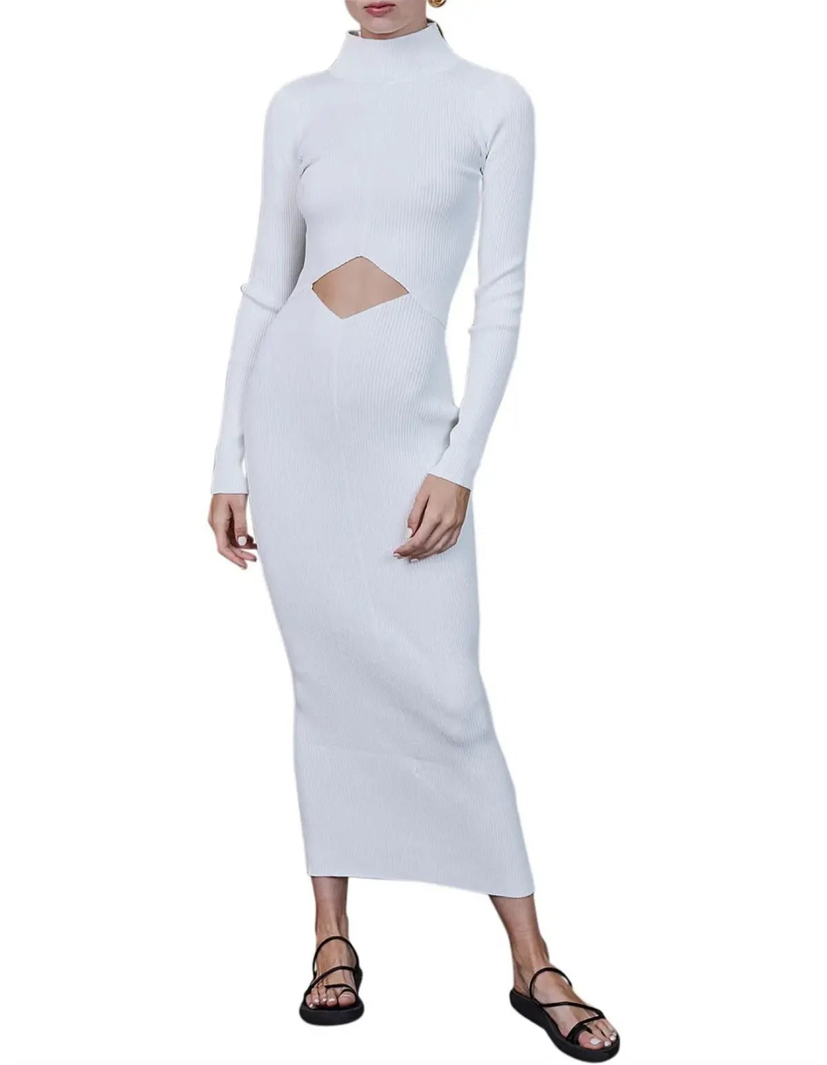 Bec & Bridge Lillian Midi Dress Ivory Size 6 photo 2