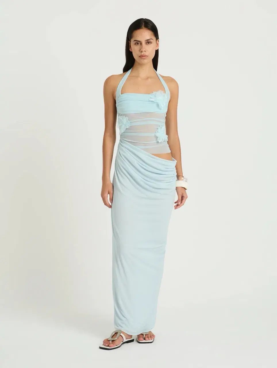 BENNI FLORENCE MAXI DRESS FRESH MINT SIZE 8 photo 2