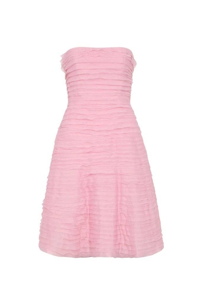 Aje Soundscape Mini Dress - Chalk Pink photo 2