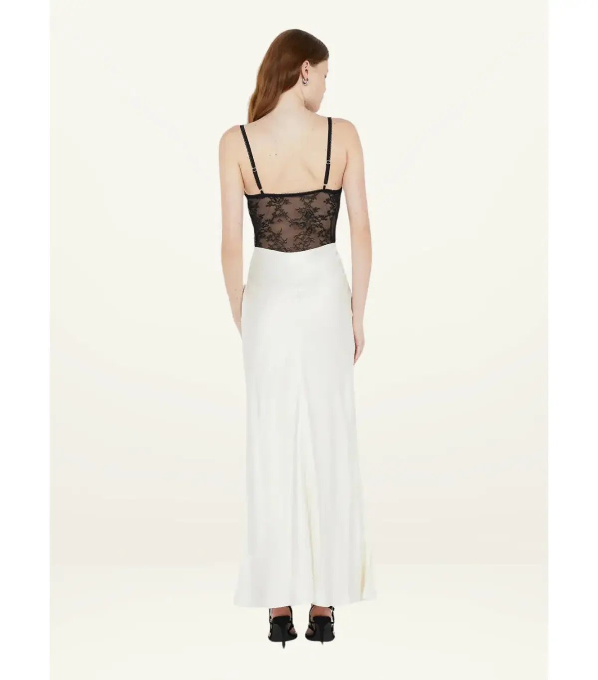 Bec & Bridge Tereza Keyhole Maxi Dress Ivory/Black Size AU 8 photo 3