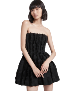 Aje Hybrid Sleeveless Mini Dress Black photo 3