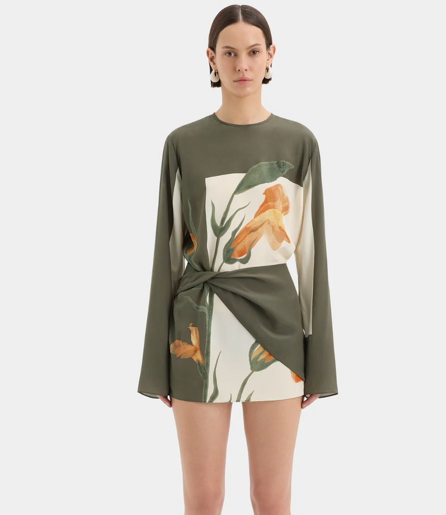 Sir The Label Constance Twist Mini Dress photo 3