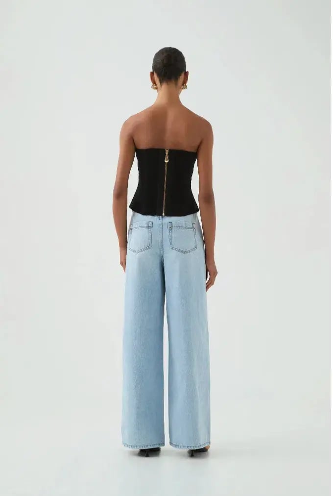 Aje Otta Bustier Black Size 6 photo 3