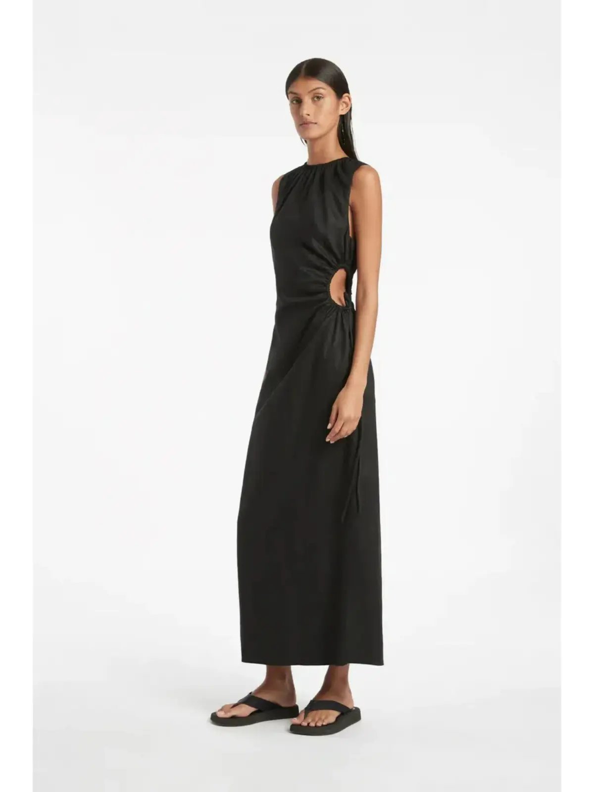 Sir The Label Blanche Cut Out Dress Black Size 2 / AU 10 photo 2