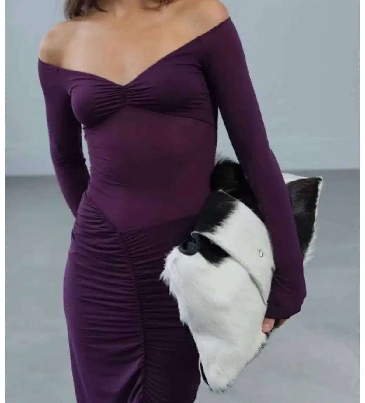 Benni Wilma Maxi Dress in Deep Purple Size 8 photo 4