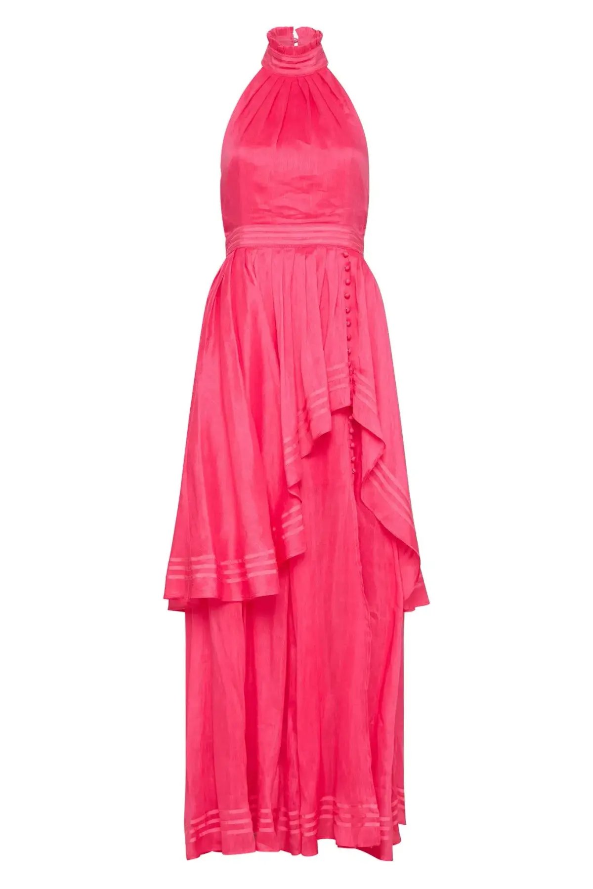 Aje Sienna Maxi Dress Berry Pink Size 6 photo 5