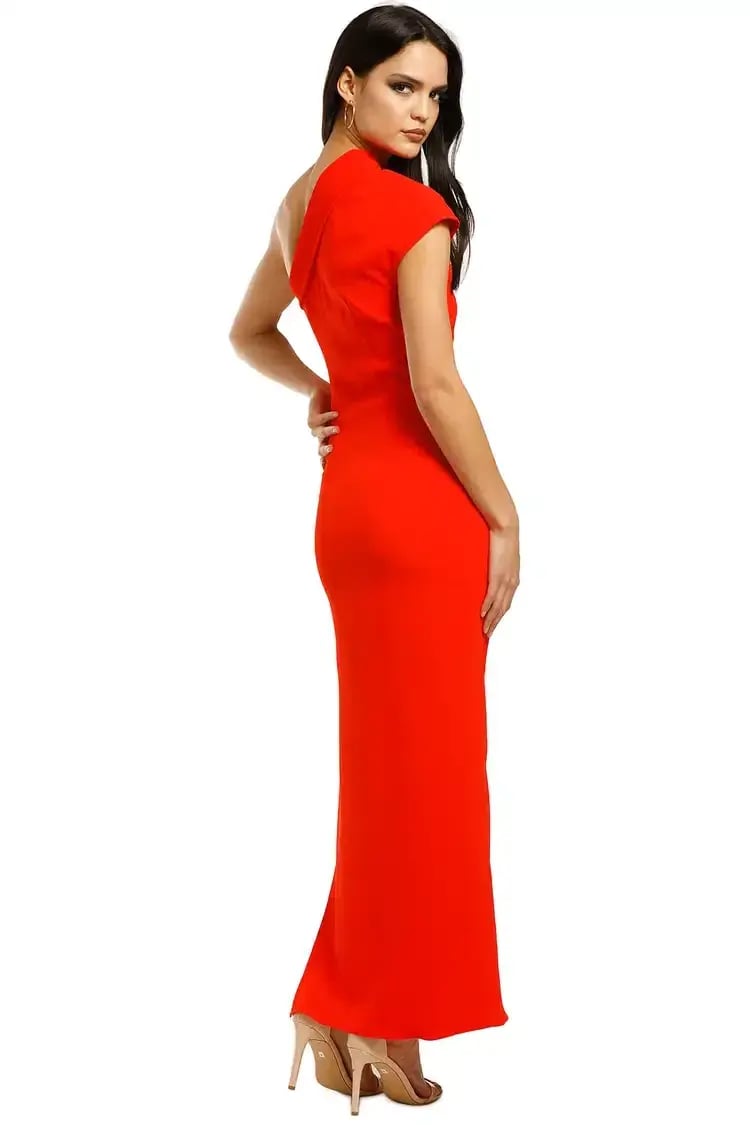 Ginger & Smart Curator Gown in Kinetic Red Size 8 photo 3