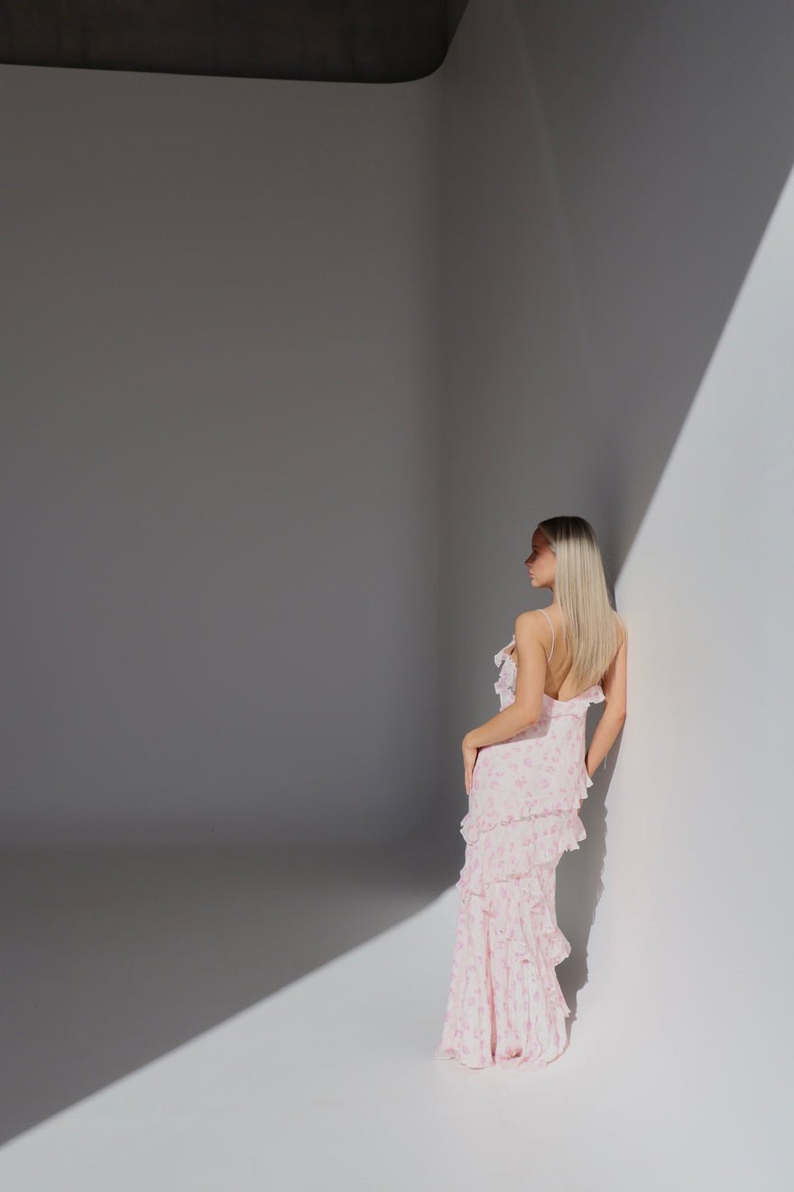 LoveShackFancy Rialto Gown Sterling Dusk photo 3