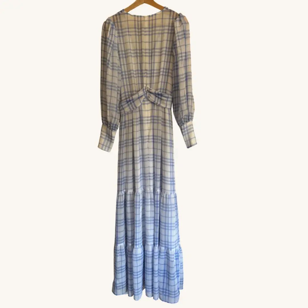 Bec & Bridge Alexa Gingham Maxi Dress Print Size AU 8 photo 5