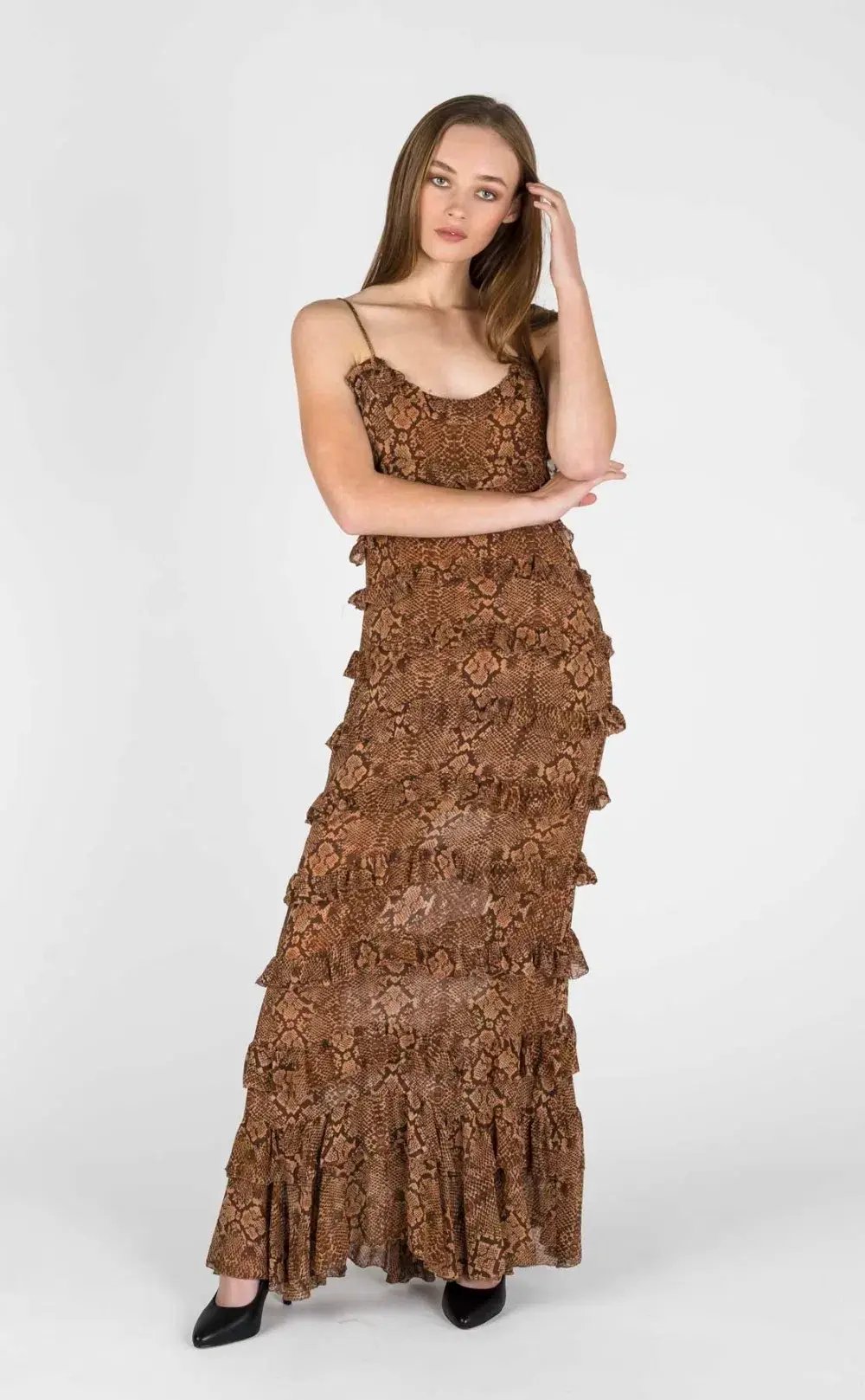 Hansen and Gretel Ophelia Dress Serpent Size 10 photo 2