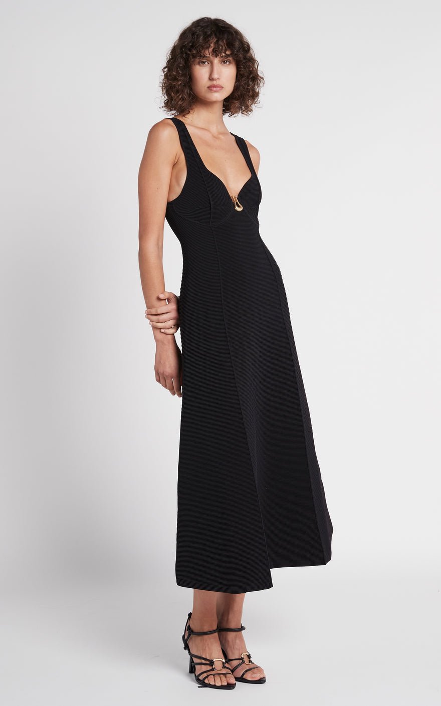 Aje Sylvette Knit Midi Dress photo 4
