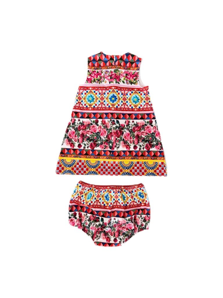 Dolce & Gabbana Mixed Print Dress & Bloomers photo 3