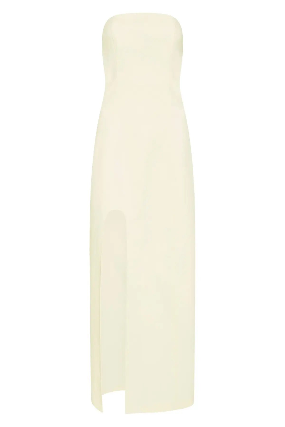 Sir The Label Marco Structured Midi Dress In Lemon Yellow Size 1 / AU 8 photo 5