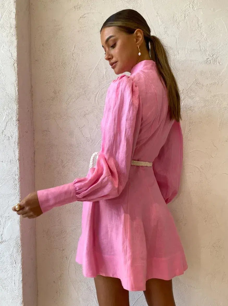 Kate Ford Primrose Mini Dress Pink Size Size 0 / Au 6 photo 3