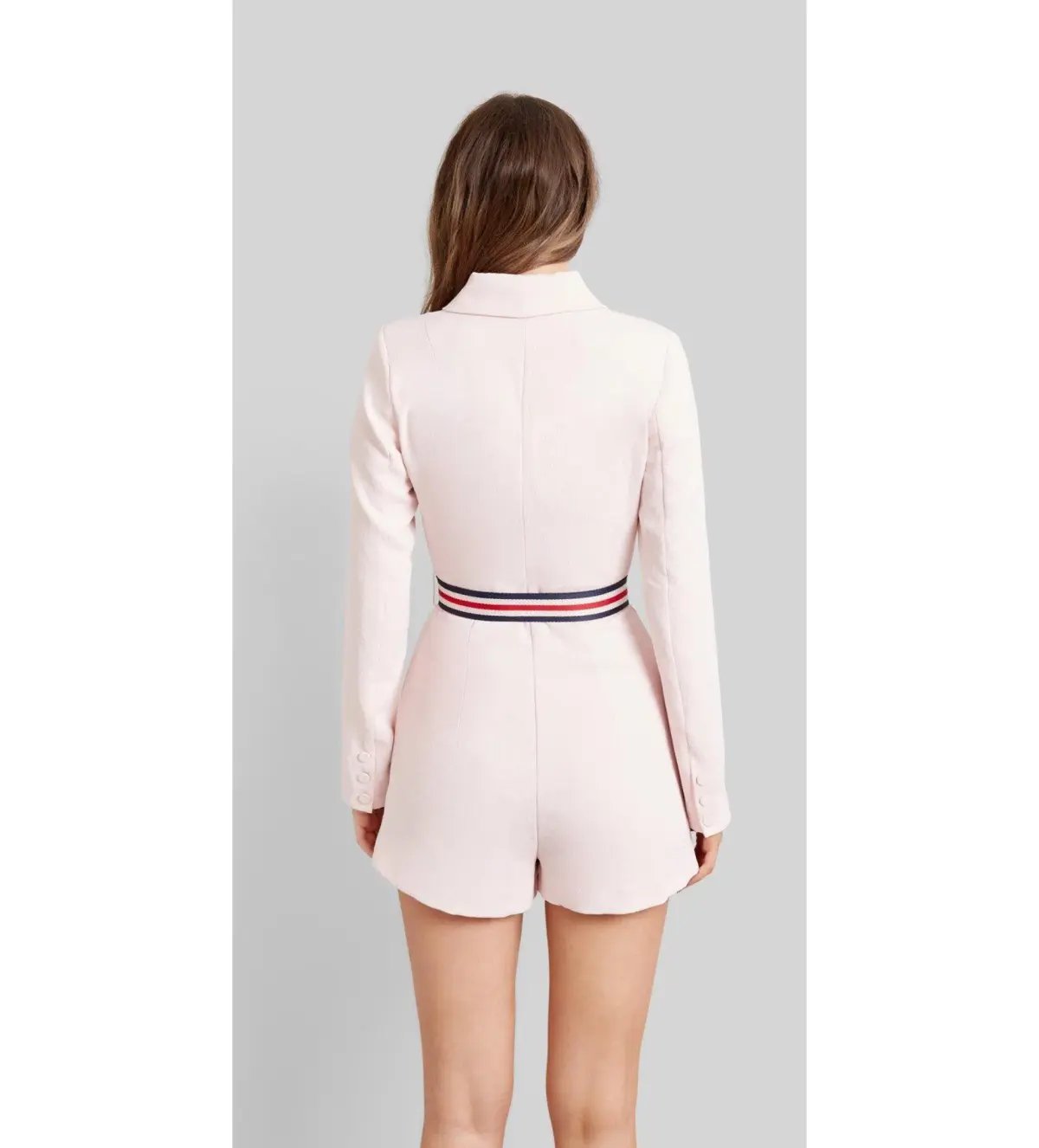 Kookai Ribbon Playsuit Blush Size AU 8 photo 4
