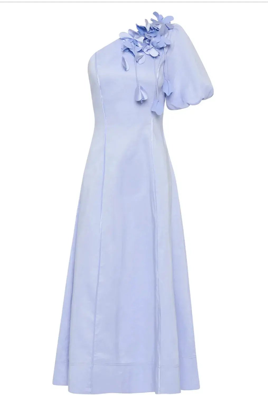 Aje Camille Midi Dress Blue Size 8 photo 7