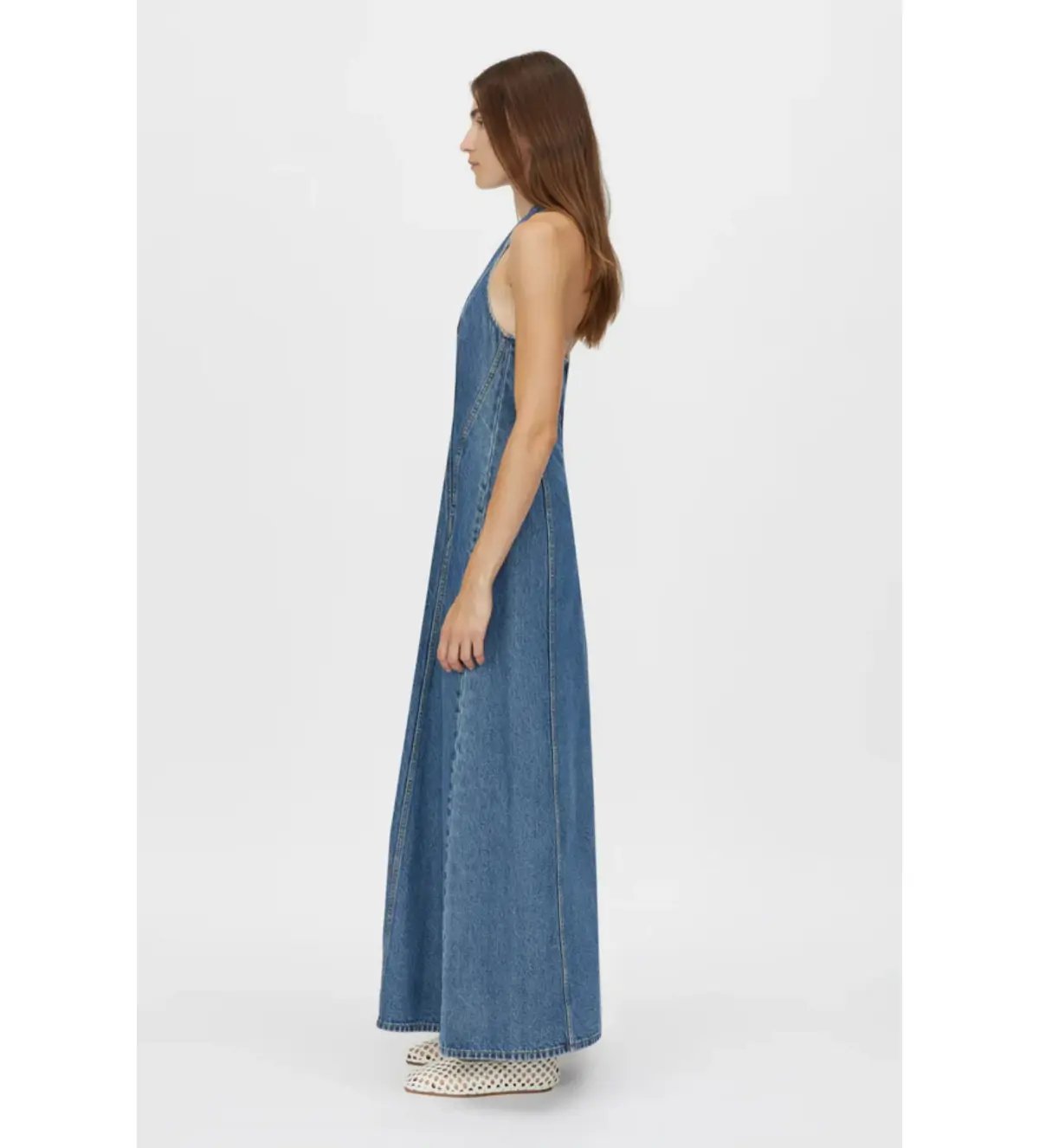 Camilla and Marc Cascadia Denim Dress in Classic Blue Size 6 photo 2