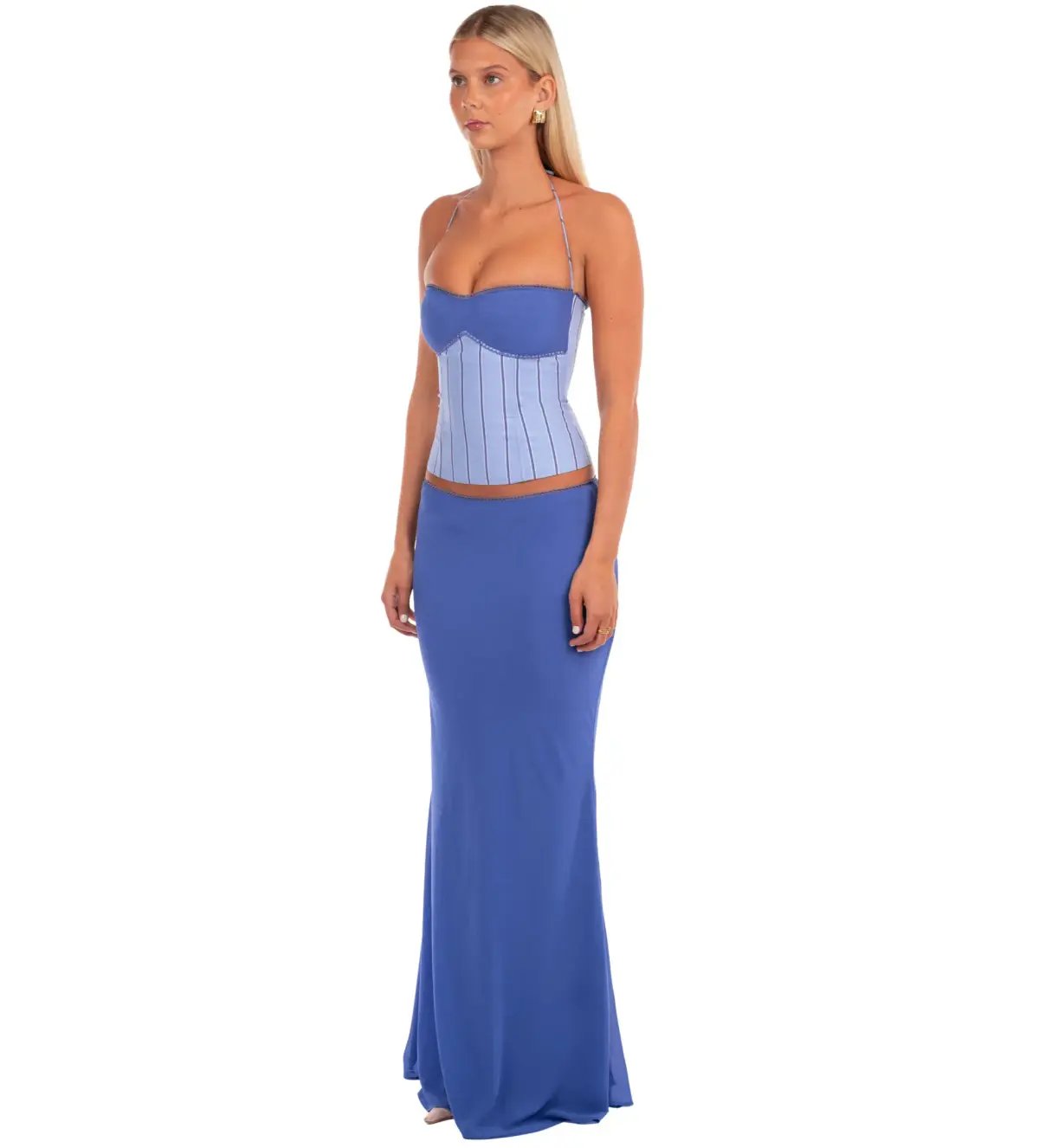 I Am Delilah Angelina Corset & Maxi Skirt in Bluebell Size S / AU 8 photo 2