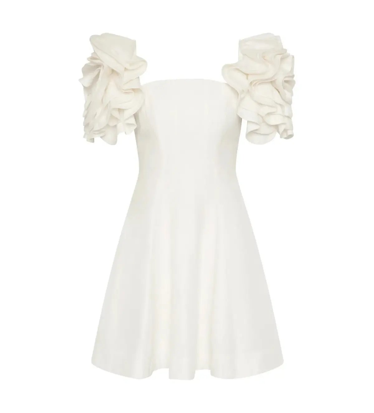 Aje Twyla Mini Dress Ivory Size AU 12 photo 6
