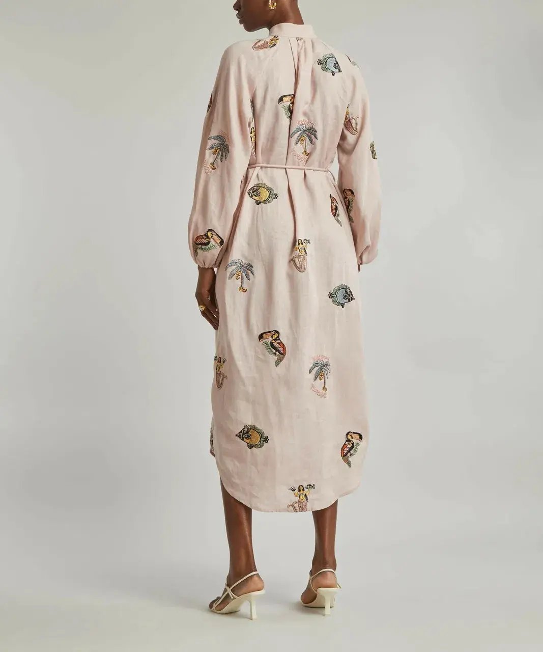 Alemais Vacay Mermaid Shirtdress Pink Size AU 10 photo 2