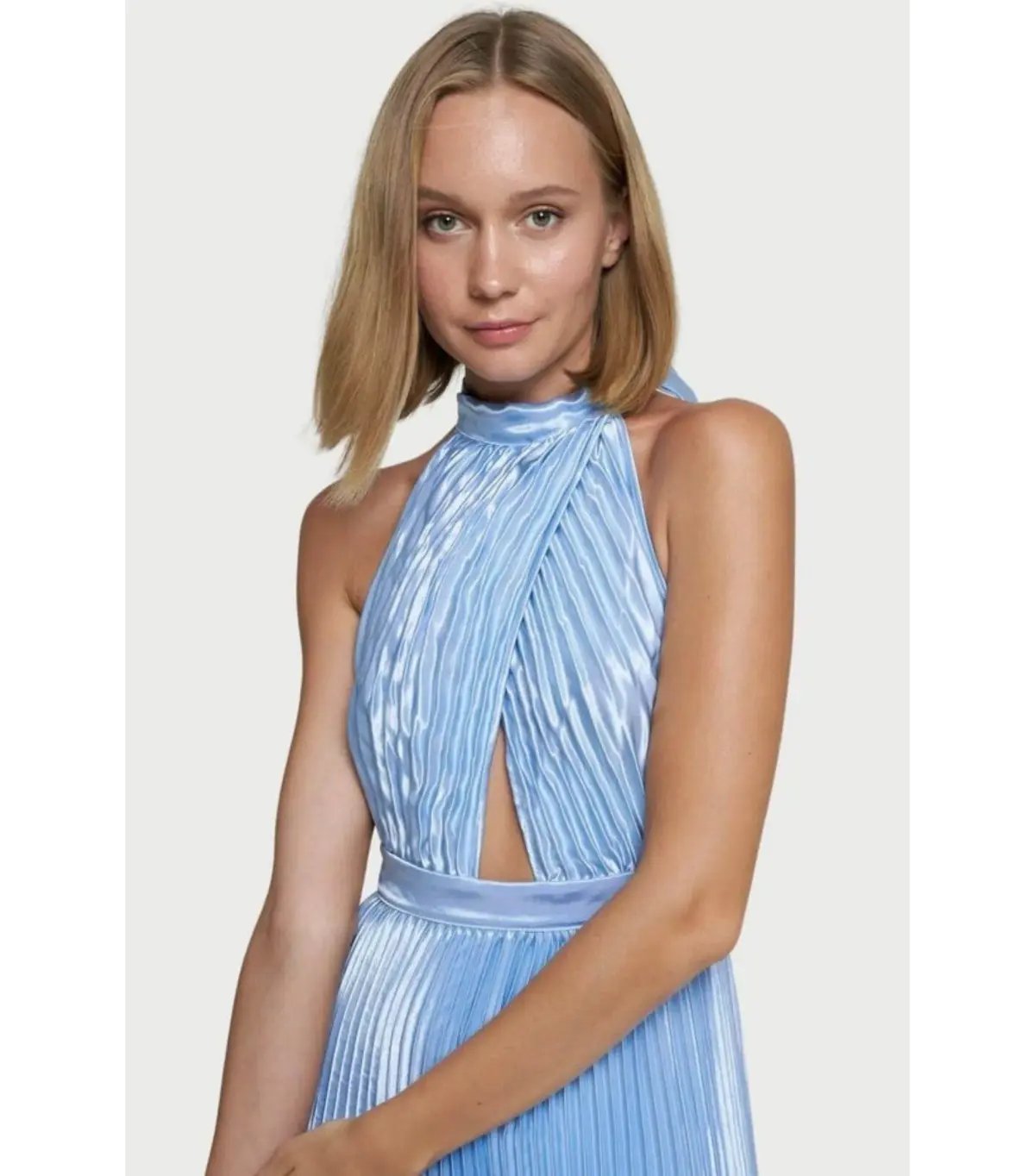 L'Idee Soirée Renaissance Gown Sky Blue Size S / AU 8 photo 4