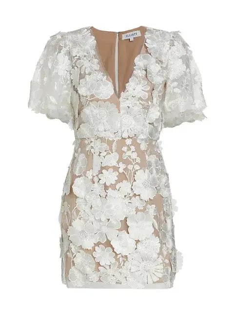 Elliat - Zayla Dress White - Size 12 photo 5