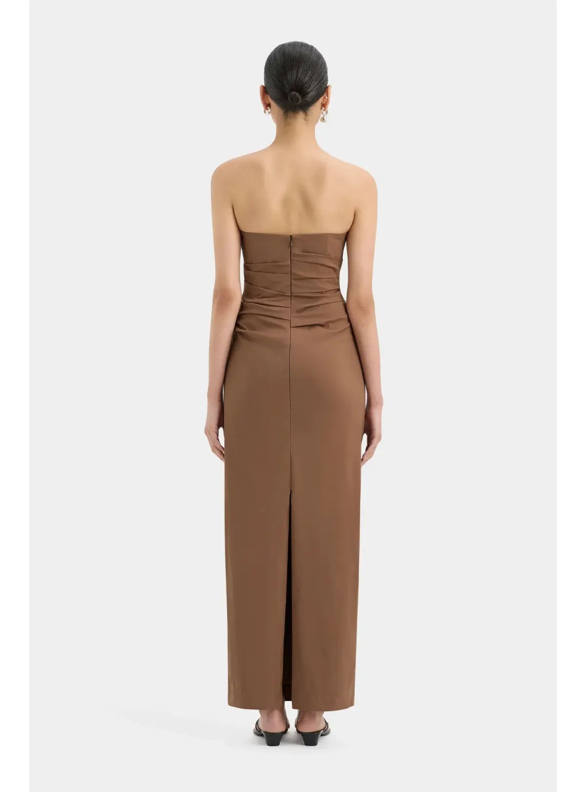 Sir the label Alba Strapless Gown in Mocha Size AU 6 photo 3