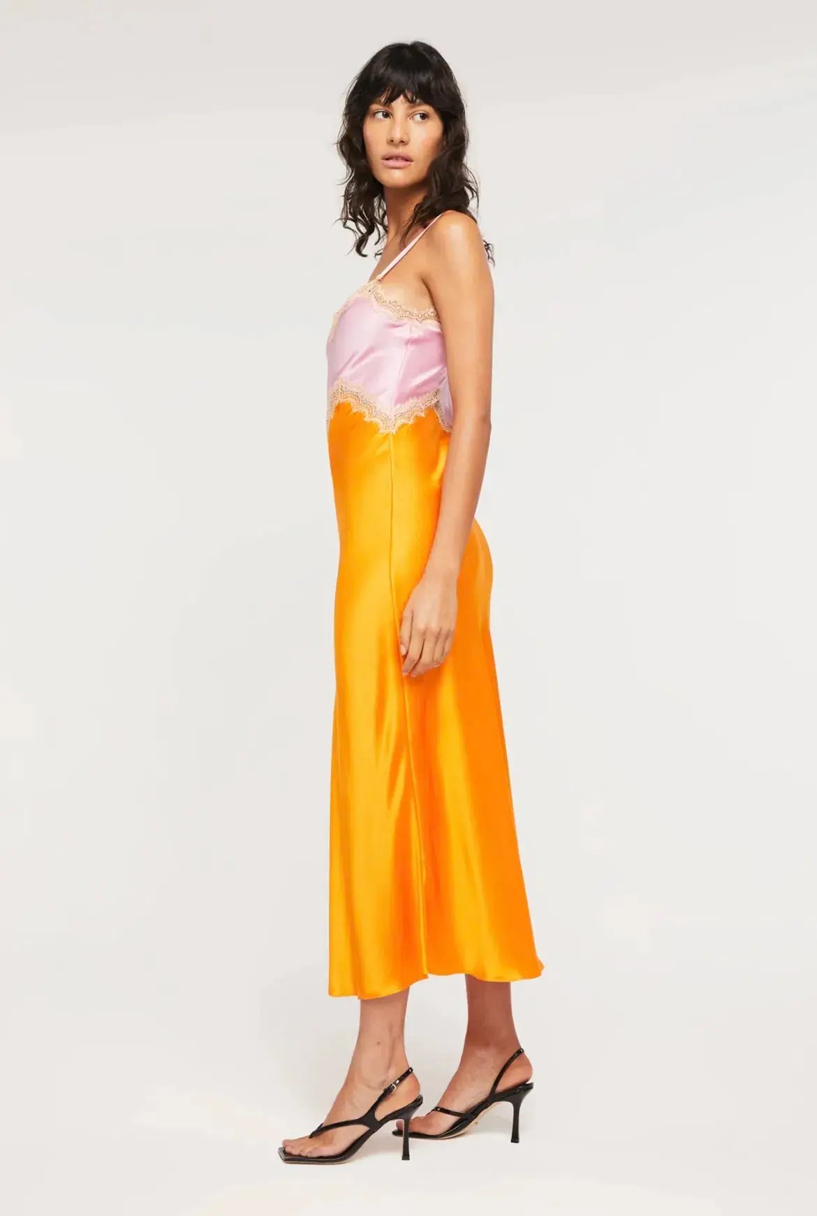 Ginia Hope Dress Pink/Orange Size 8 photo 4