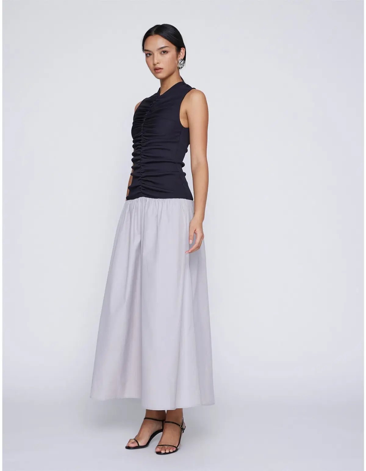 Anna Quan Isla Dress Grey Size 6 photo 5